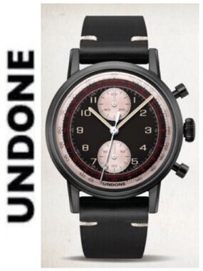 Undone ‘THE URBAN” Vintage Hybrid Mechanical Quartz Chronograph Men’s Watch